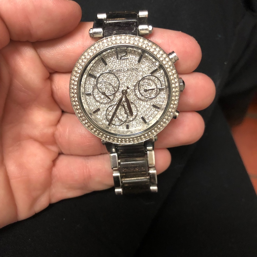 Silver MK Watch